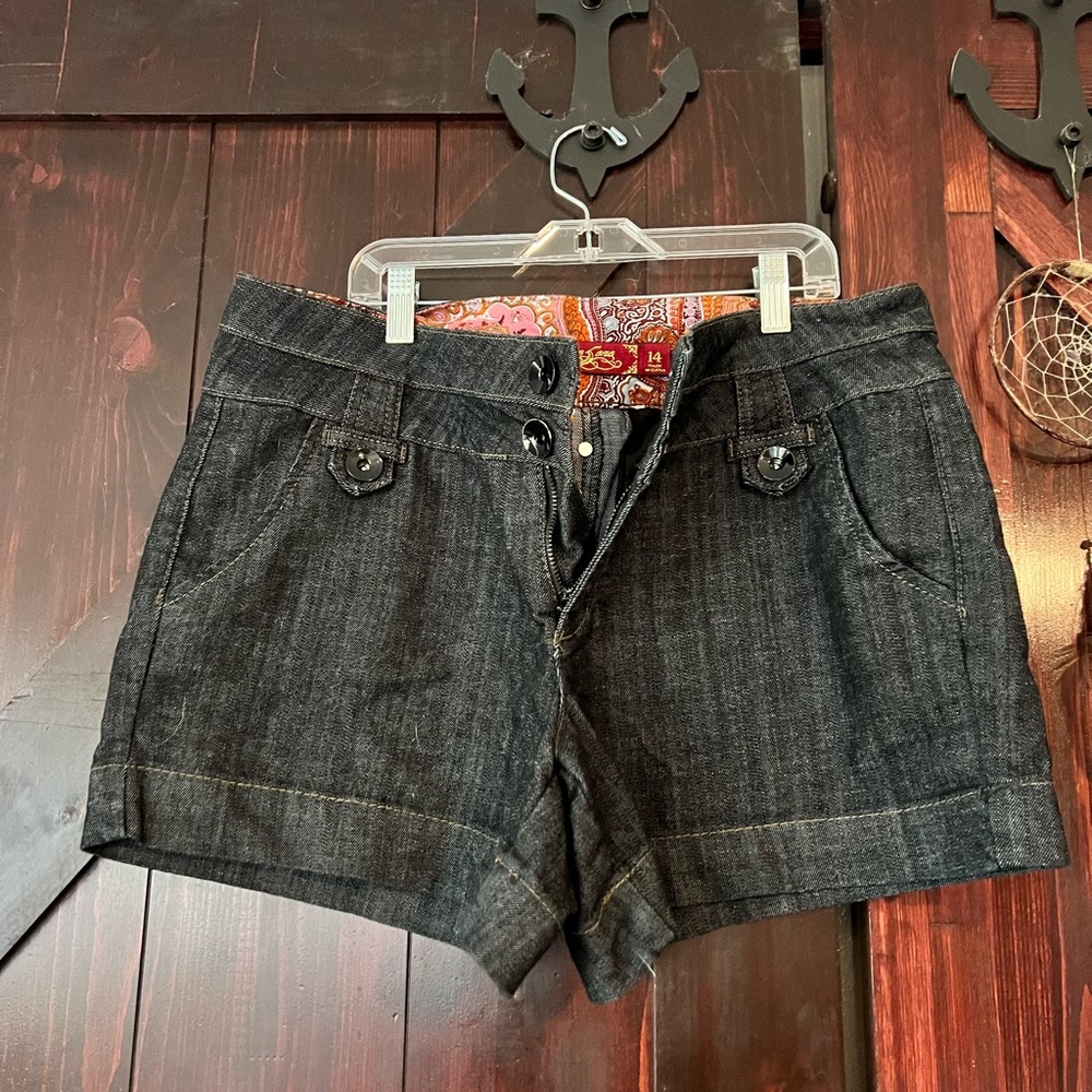 One 5 One denim shorts size 14